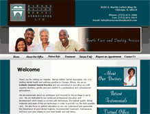 Tablet Screenshot of barneswaltondental.com